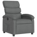 Relaxfauteuil donkergrijze stof