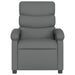 Relaxfauteuil donkergrijze stof