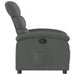 Relaxfauteuil donkergrijze stof