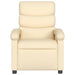 Relaxfauteuil crème stof