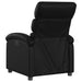 Relaxfauteuil zwart kunstleer