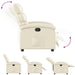 Relaxfauteuil Crème Kunstleer