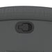 Relaxfauteuil grijs kunstleer