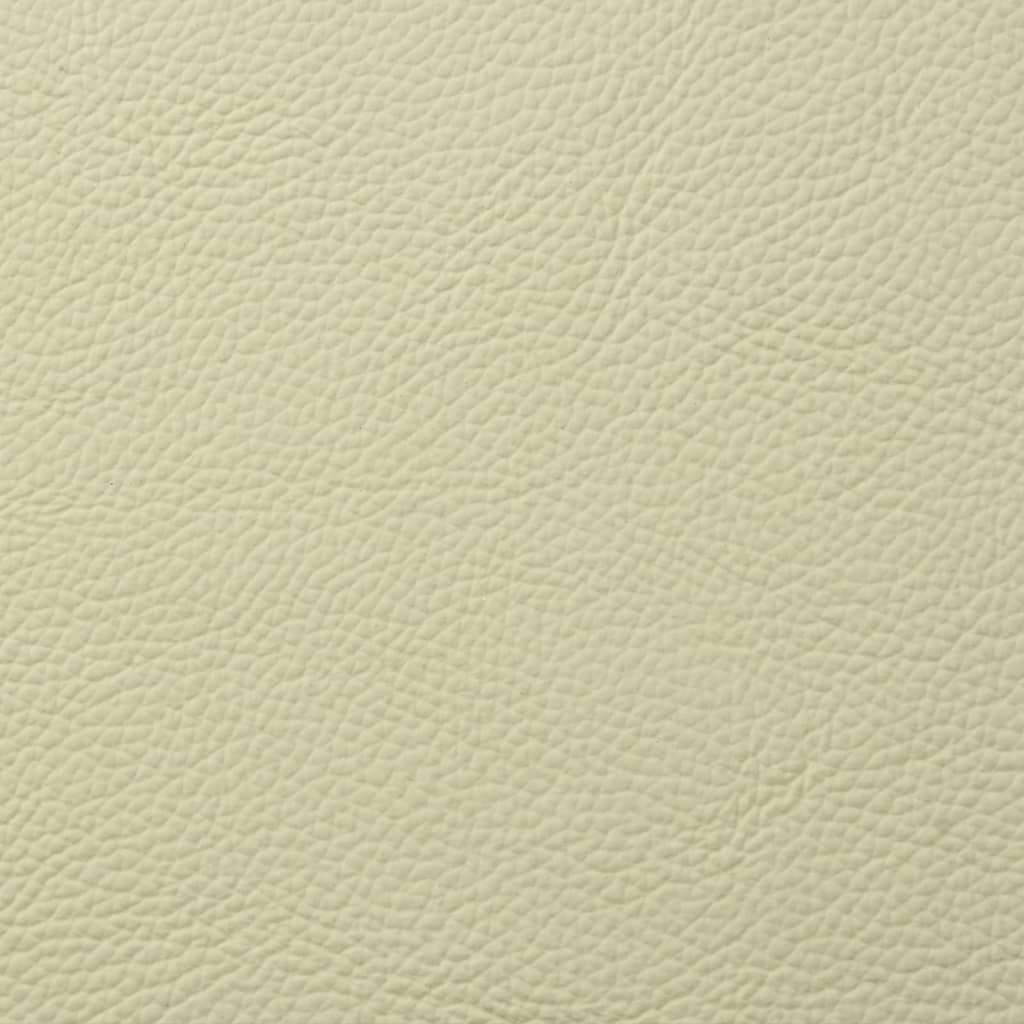 Relaxfauteuil crèmekleurig echt leer