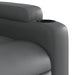 Relaxfauteuil grijs kunstleer