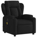 Massagestoel met zwarte stof