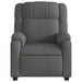 Relaxfauteuil donkergrijze stof