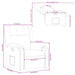 Relaxfauteuil donkergroene stof