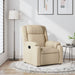 Relaxfauteuil crème stof