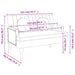 Bankje met kussens 113x64,5x75,5 cm stof donkergroen