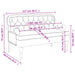 Bank met rugleuning lichtgrijs 119,5x64,5x75 cm fluweel