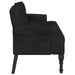 Bank met rugleuning zwart 119,5x64,5x75 cm fluweel