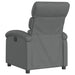 Fauteuil verstelbaar stof donkergrijs