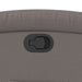 Fauteuil verstelbaar stof taupe
