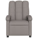 Massagestoel verstelbaar stof taupe