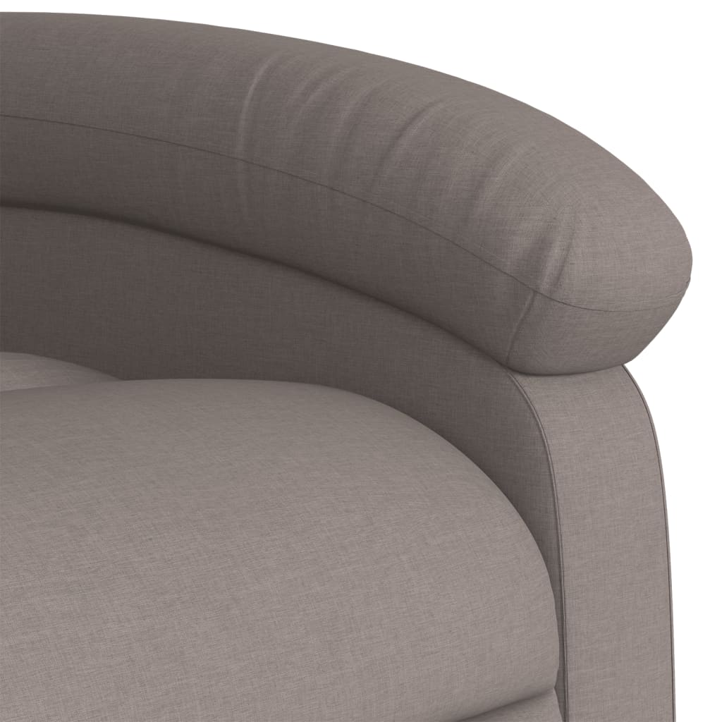 Massagestoel verstelbaar stof taupe