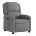 Fauteuil verstelbaar stof donkergrijs