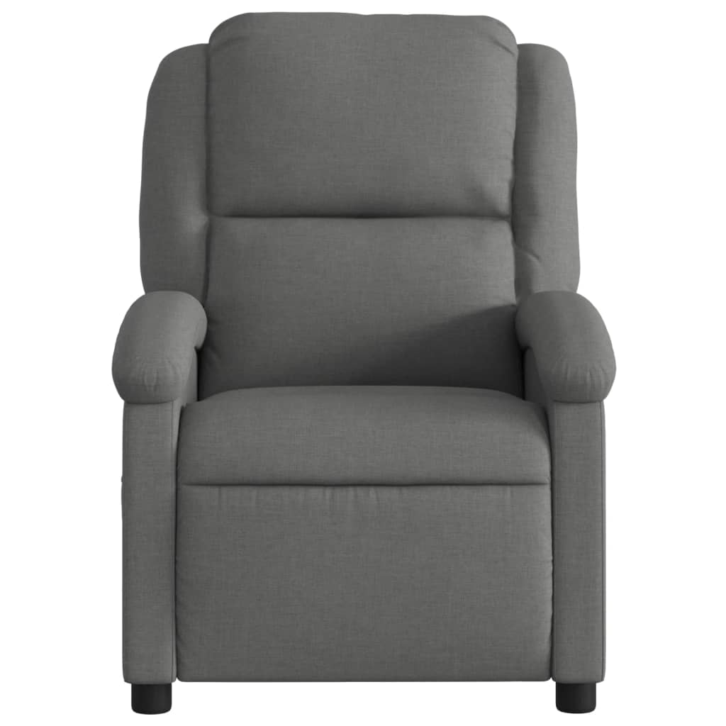 Fauteuil verstelbaar stof donkergrijs