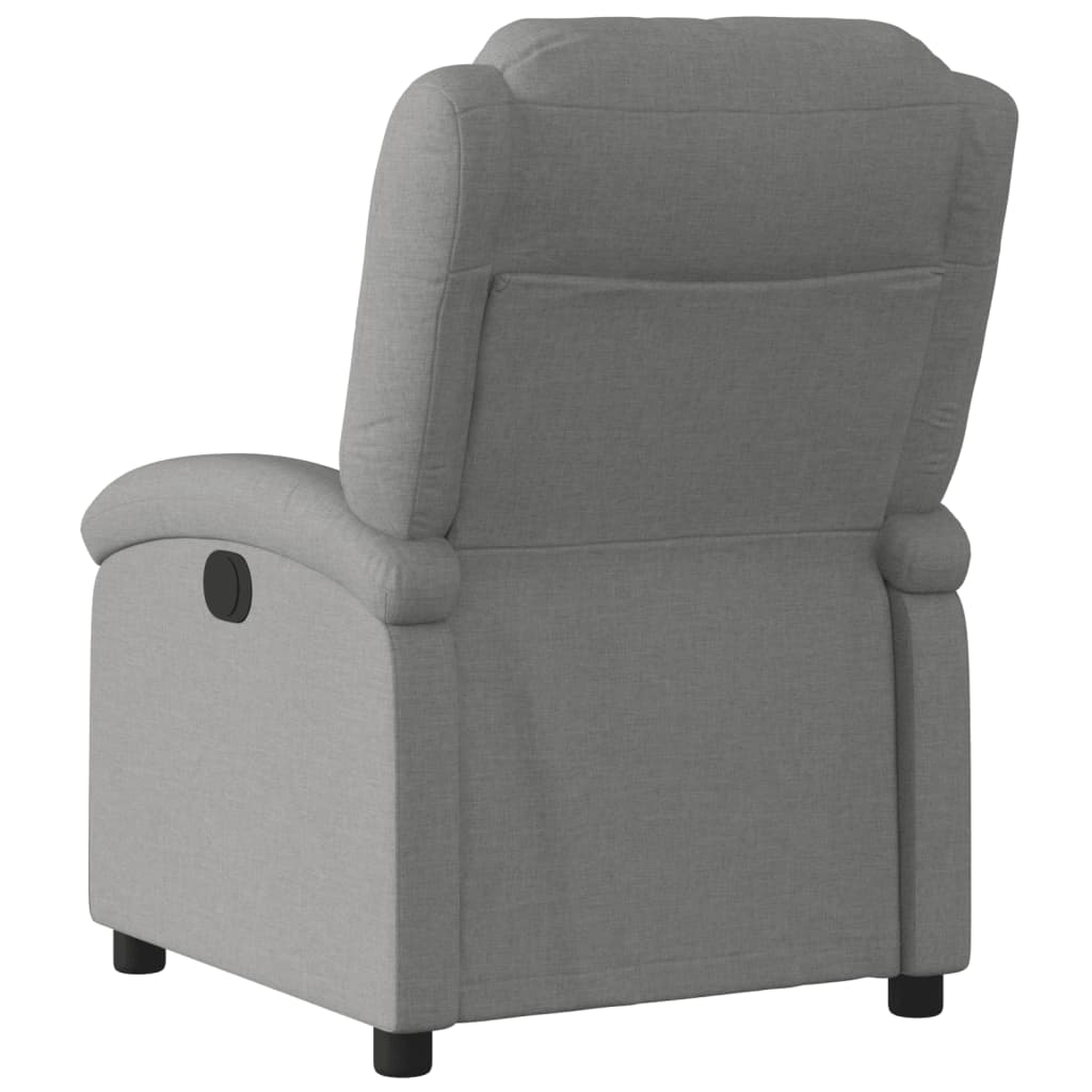 Fauteuil verstelbaar stof donkergrijs