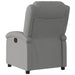 Fauteuil verstelbaar stof donkergrijs