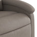Massagestoel verstelbaar stof taupe