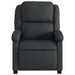 Relaxfauteuil Zwart Echt Leer