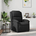 Relaxfauteuil Zwart Echt Leer