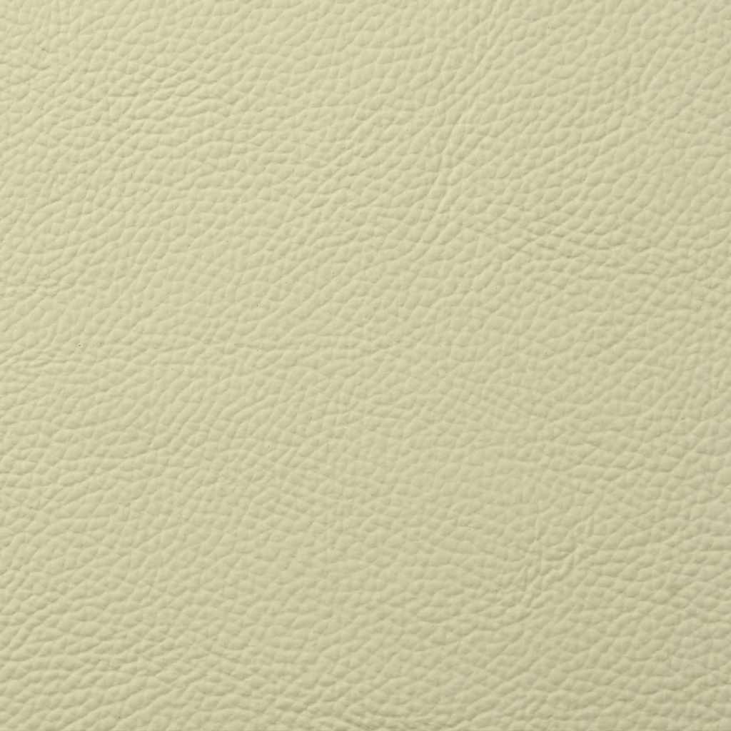 Fauteuil echt leer crèmekleurig