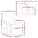 Fauteuil echt leer grijs