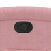 Fauteuil verstelbaar fluweel roze