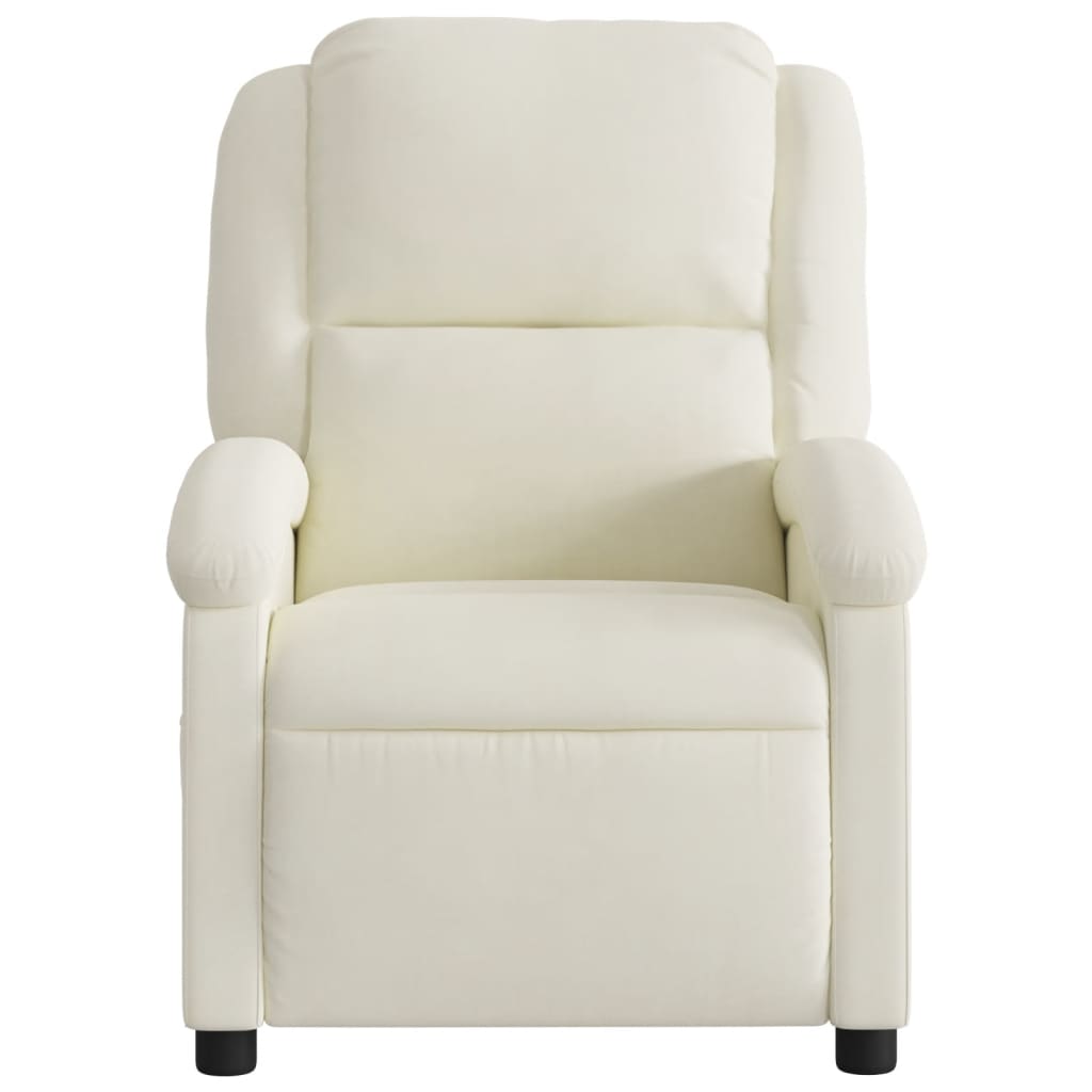 Relaxfauteuil Crème Fluweel