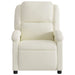 Relaxfauteuil Crème Fluweel