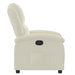 Relaxfauteuil Crème Fluweel