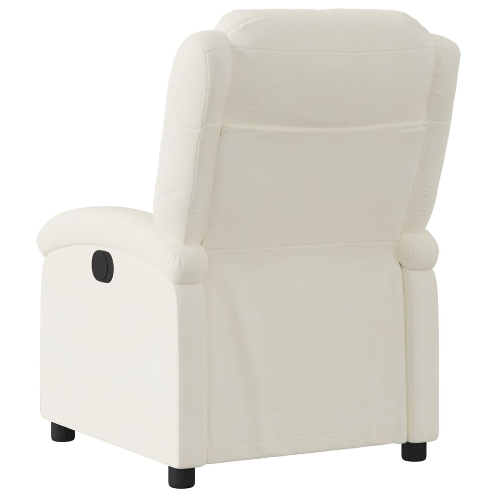 Relaxfauteuil Crème Fluweel