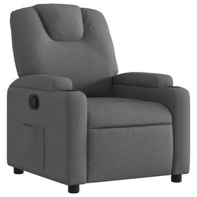 Relaxfauteuil Donkergrijze Stof 1