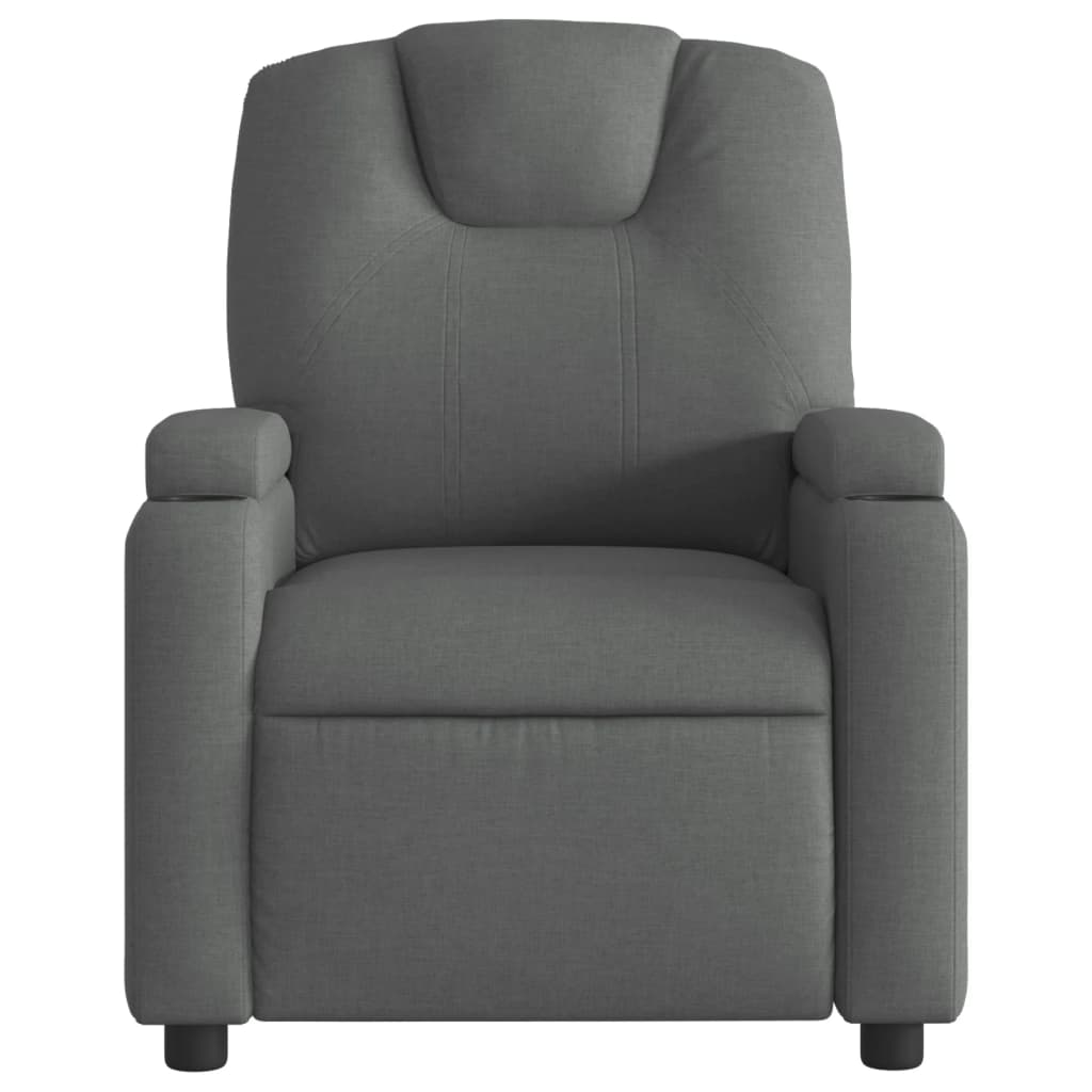 Relaxfauteuil Donkergrijze Stof 1