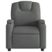 Relaxfauteuil Donkergrijze Stof 1