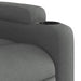 Relaxfauteuil Donkergrijze Stof 1