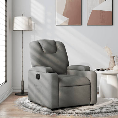 Relaxfauteuil Donkergrijze Stof 1