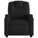 Fauteuil verstelbaar stof zwart