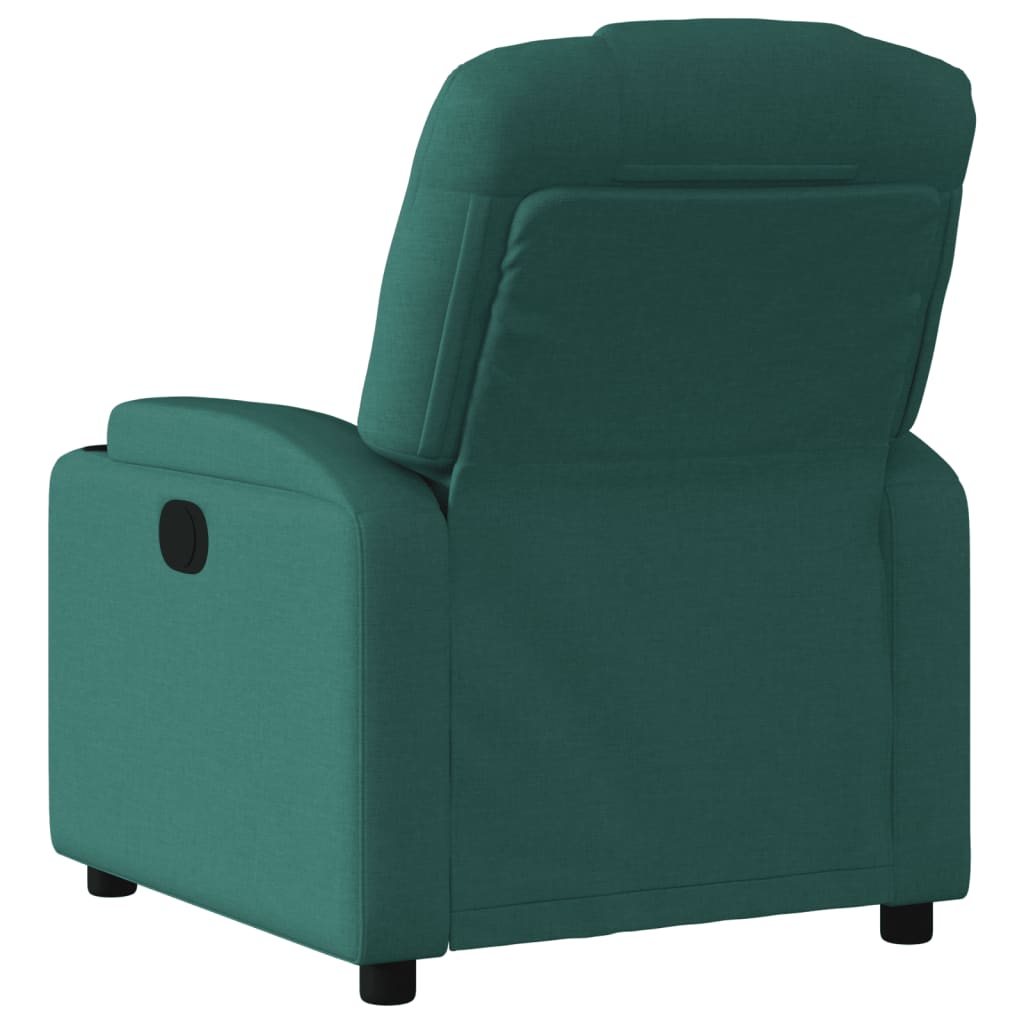 Fauteuil verstelbaar stof donkergroen