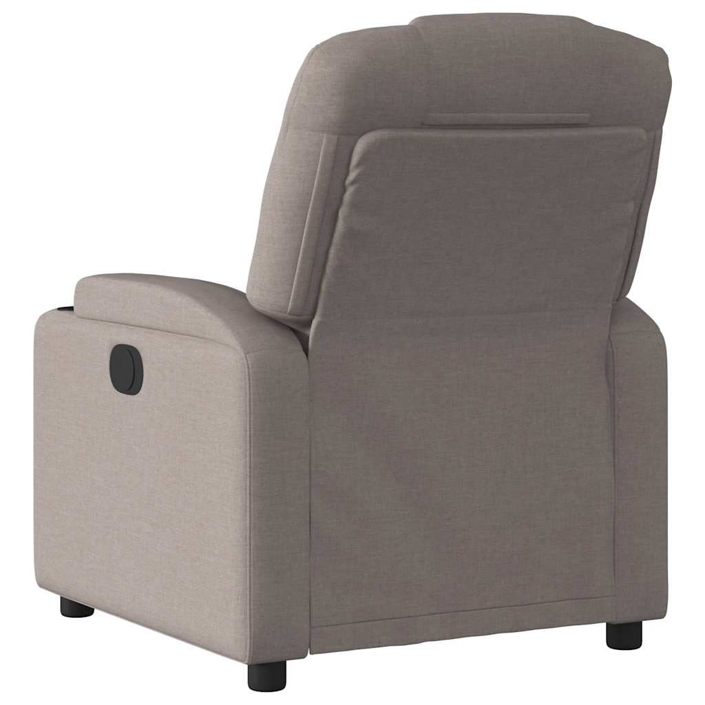 Massagestoel verstelbaar stof taupe