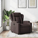 Fauteuil verstelbaar stof donkerbruin