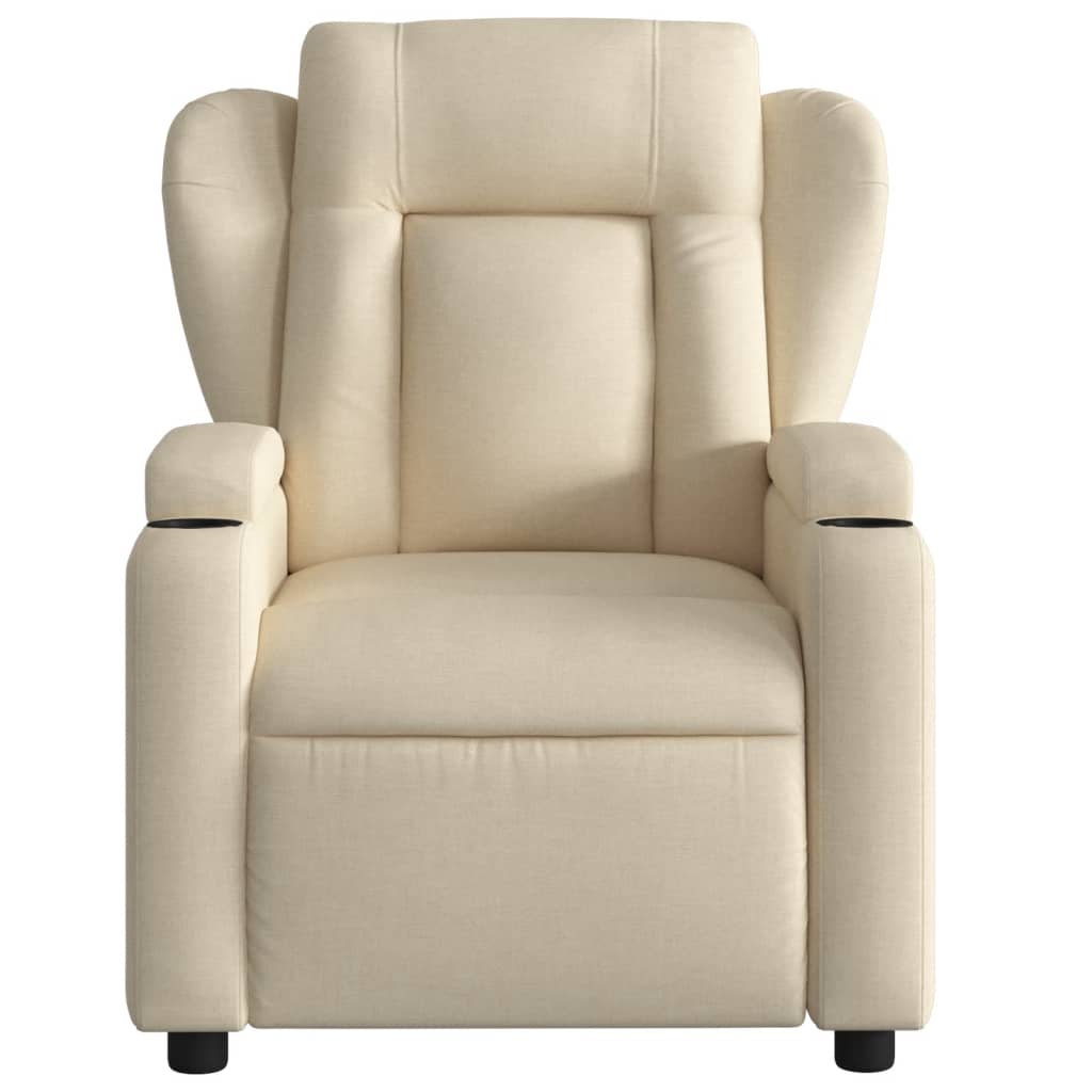 Relaxfauteuil Crème Stof