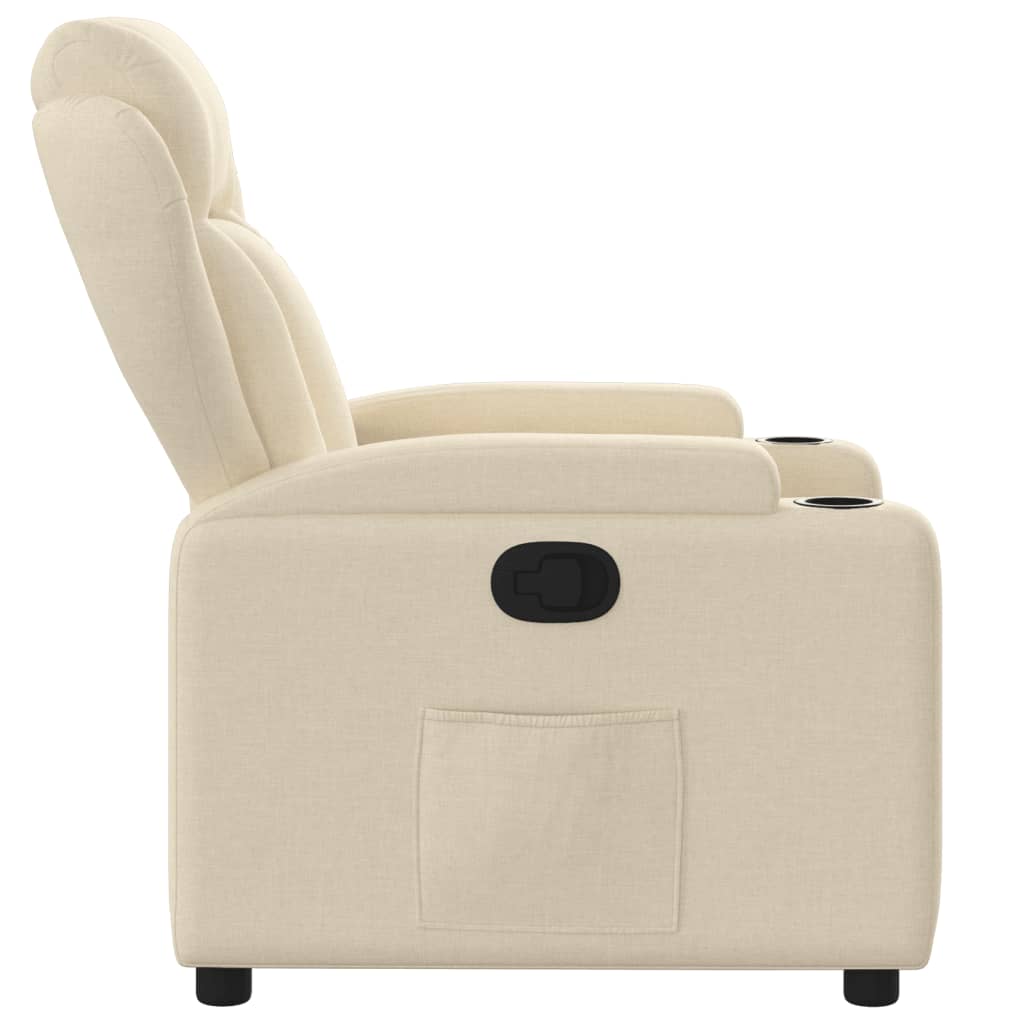 Relaxfauteuil Crème Stof