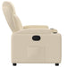 Relaxfauteuil Crème Stof