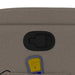Massagestoel Taupe Stof