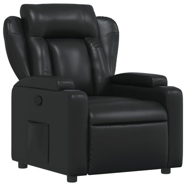 Relaxfauteuil Zwart Kunstleer