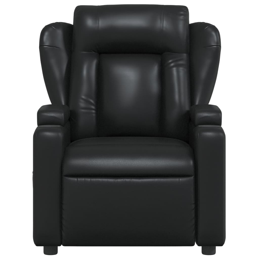 Relaxfauteuil Zwart Kunstleer