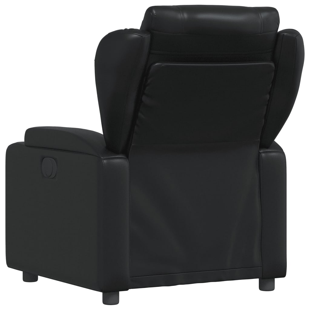 Relaxfauteuil Zwart Kunstleer
